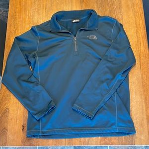 The North Face, 1/4 Zip Fleece, Emerald Green